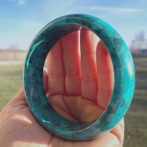 Genuine Old-Stock Kingman Turquoise Bangle